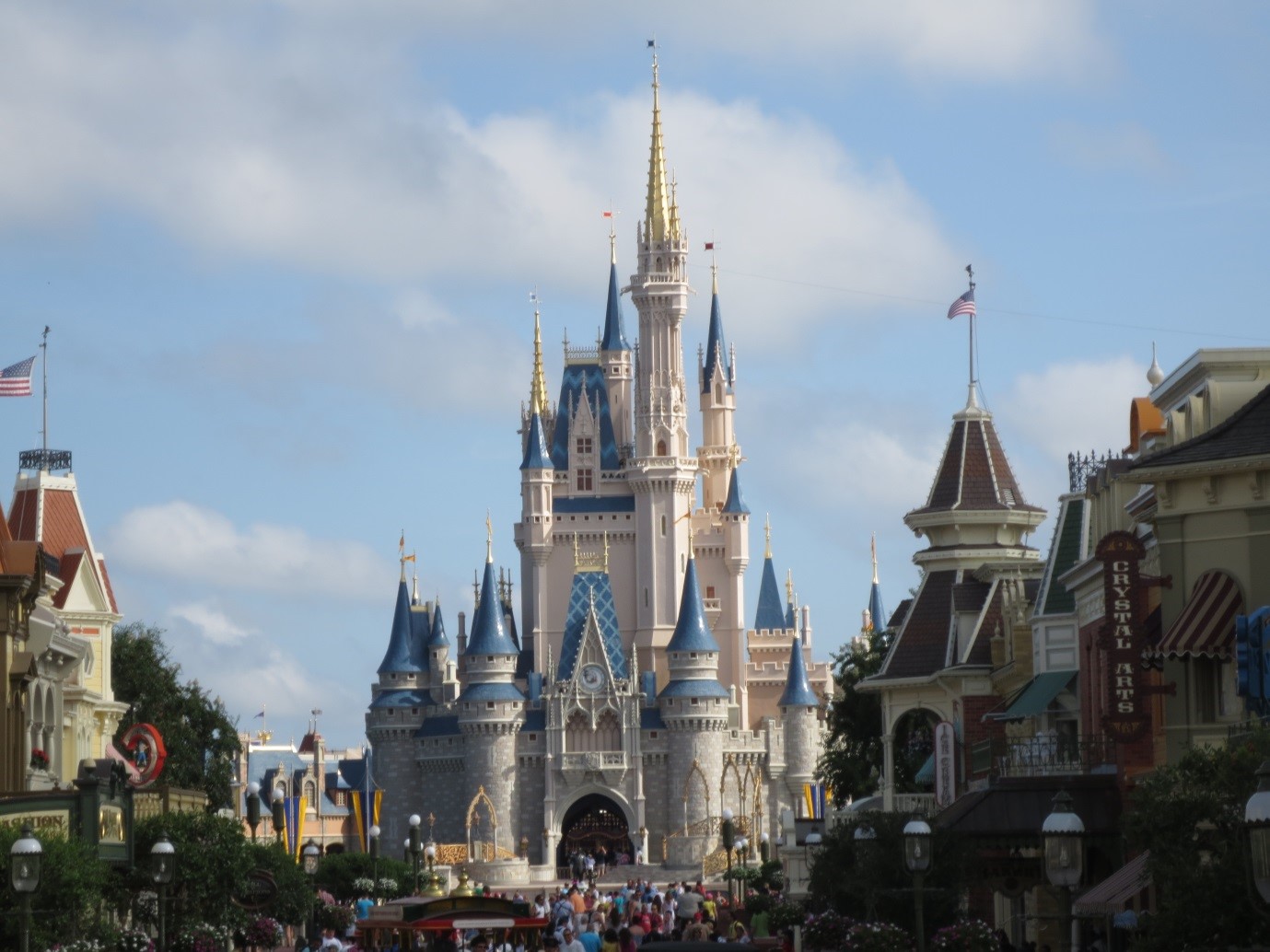 Disney Castle at Magic Kingdom, Disney World, Orlando, Florida