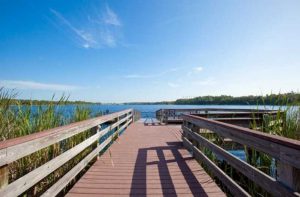 Fishing Dock at Bahama Bay Resort & Spa Orlando Florida