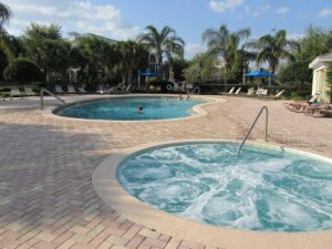 pool next to Condo at Bahama Bay Resort Orlando Florida