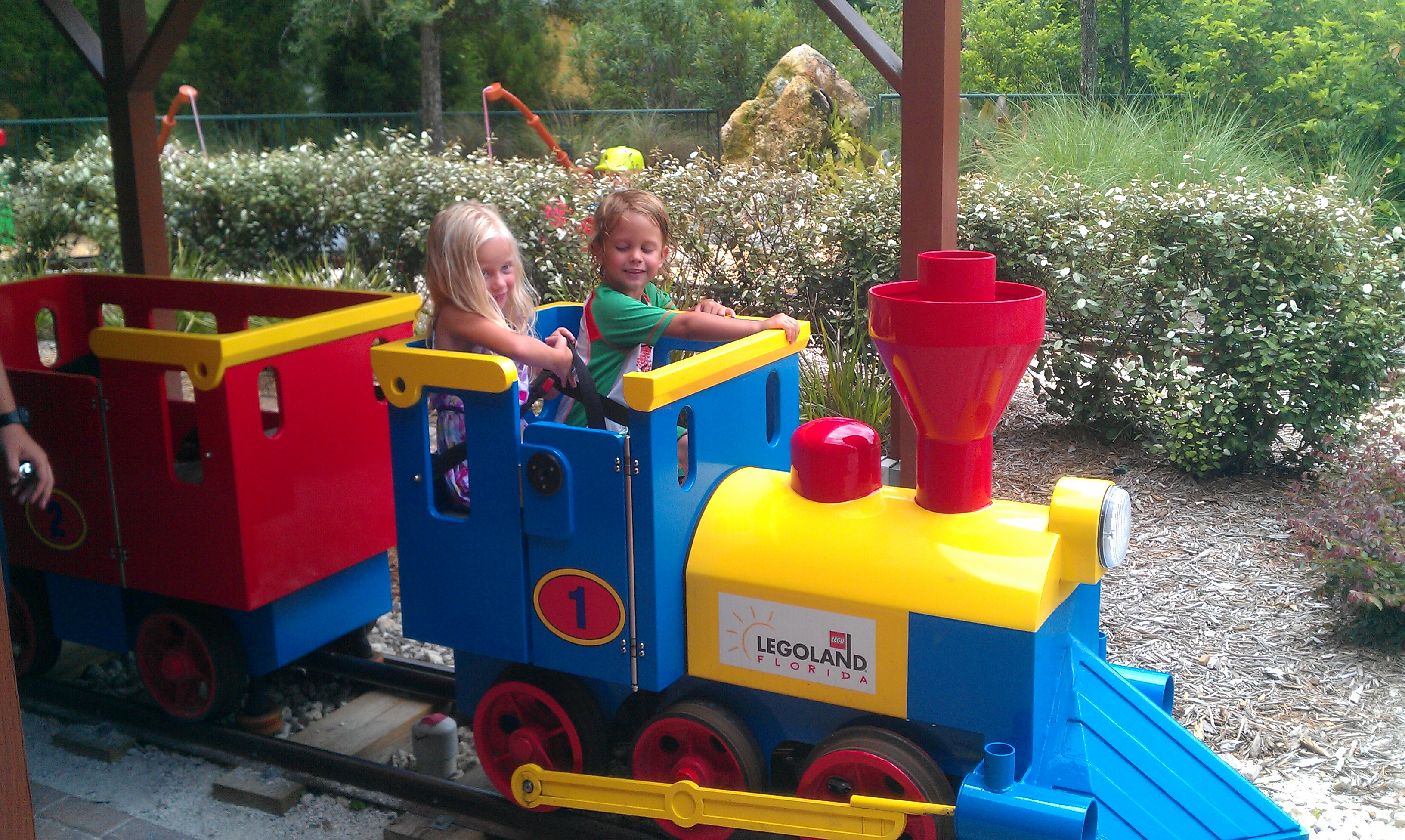 Kids having fun at Legoland Florida