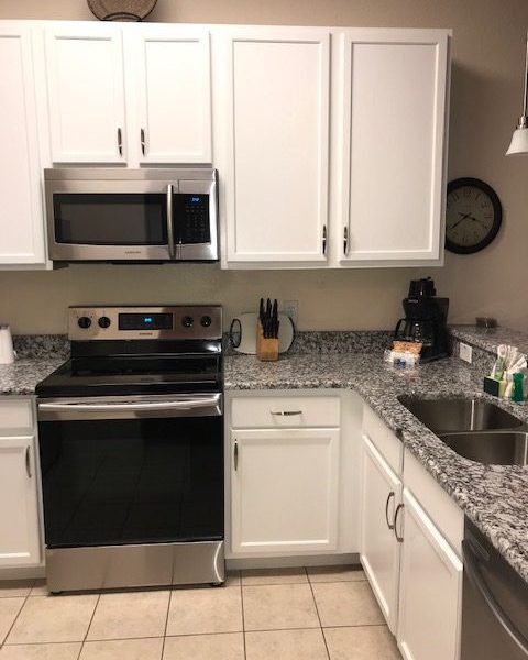 New stove and microwave